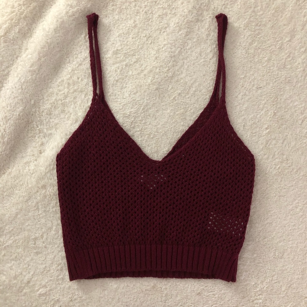 Cropped knit tank - Picture 2 of 4